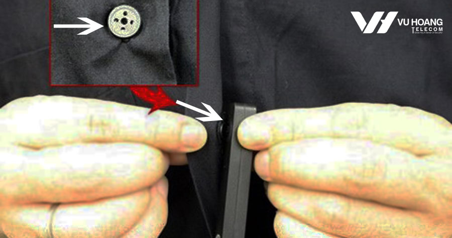 camera ngụy trang nút áo tại nha trang