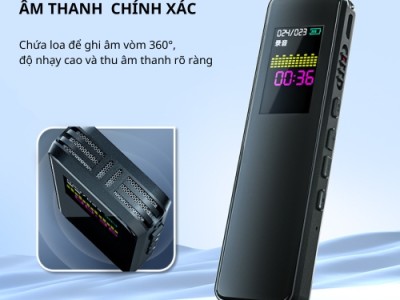 Máy Ghi Âm Mini Kon Tum – Siêu Nhỏ, Giấu Kín, Ngụy Trang Chính Hãng
