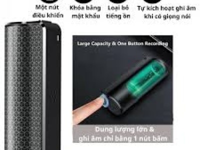 Máy Ghi Âm Mini Hạ Long – Siêu Nhỏ, Giấu Kín, Ngụy Trang Chính Hãng