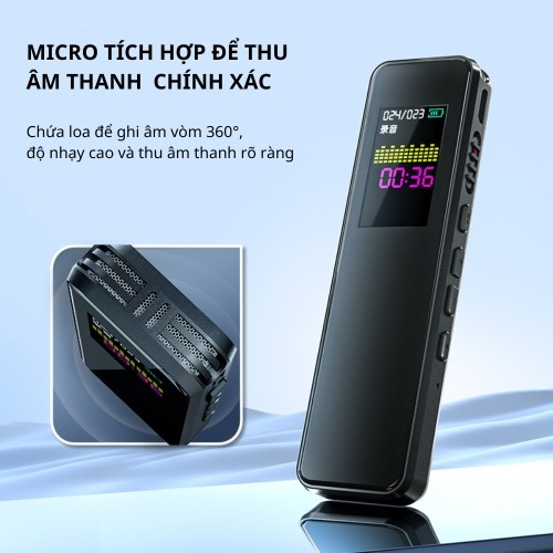Máy Ghi Âm Mini Hòa Bình – Siêu Nhỏ, Giấu Kín, Ngụy Trang Chính Hãng