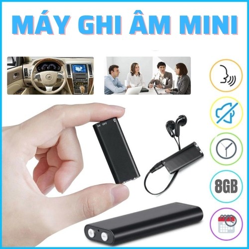Máy Ghi Âm Mini Gia Nghĩa – Siêu Nhỏ, Giấu Kín, Ngụy Trang Chính Hãng